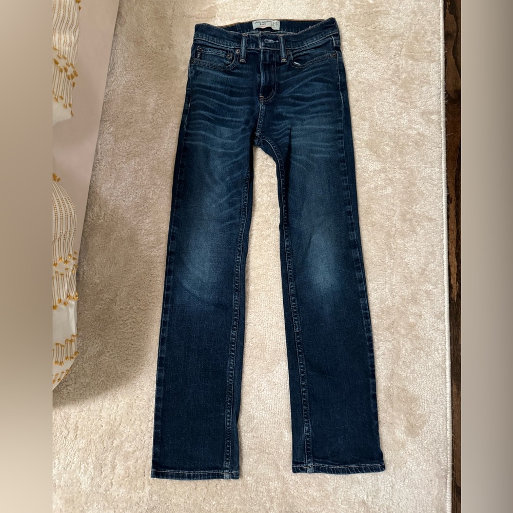 Abercrombie Kids Boys Jeans Straight 11/12 Slim
